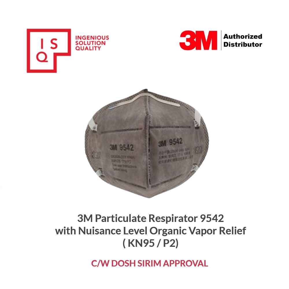 3M 9542 KN95 Particulate Respirator | Shopee Malaysia