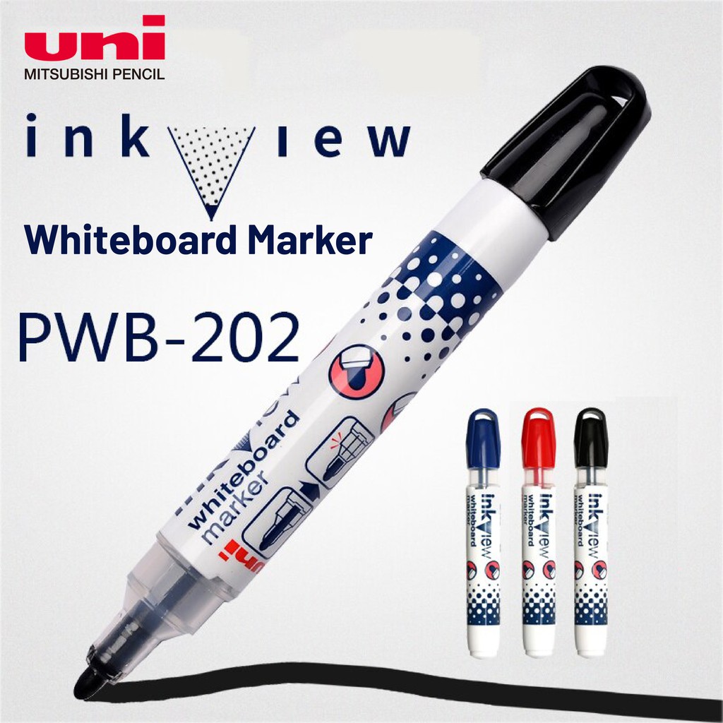 【Uni】Inkview Whiteboard Marker PWB-202 #CLEARANCE STOCK# | Shopee Malaysia
