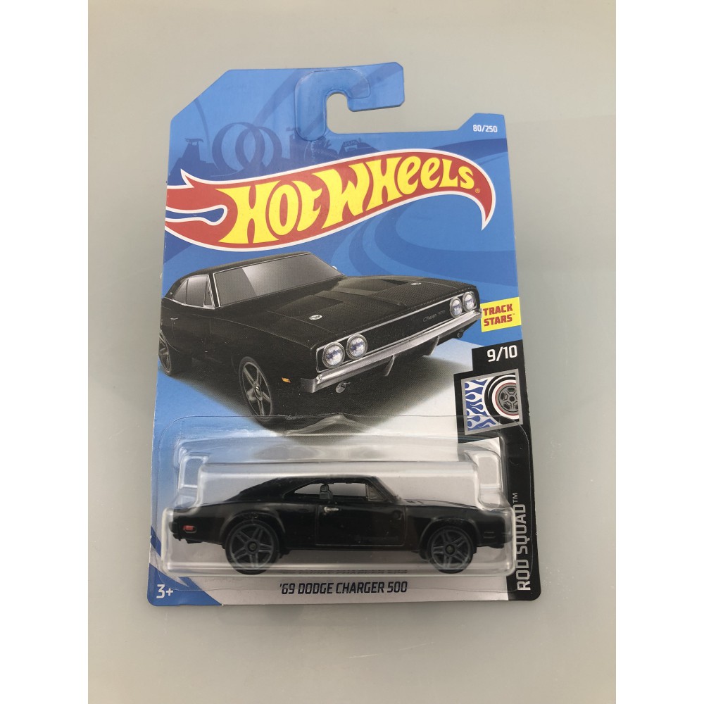 Hot wheels 69 2025 dodge charger 500 black