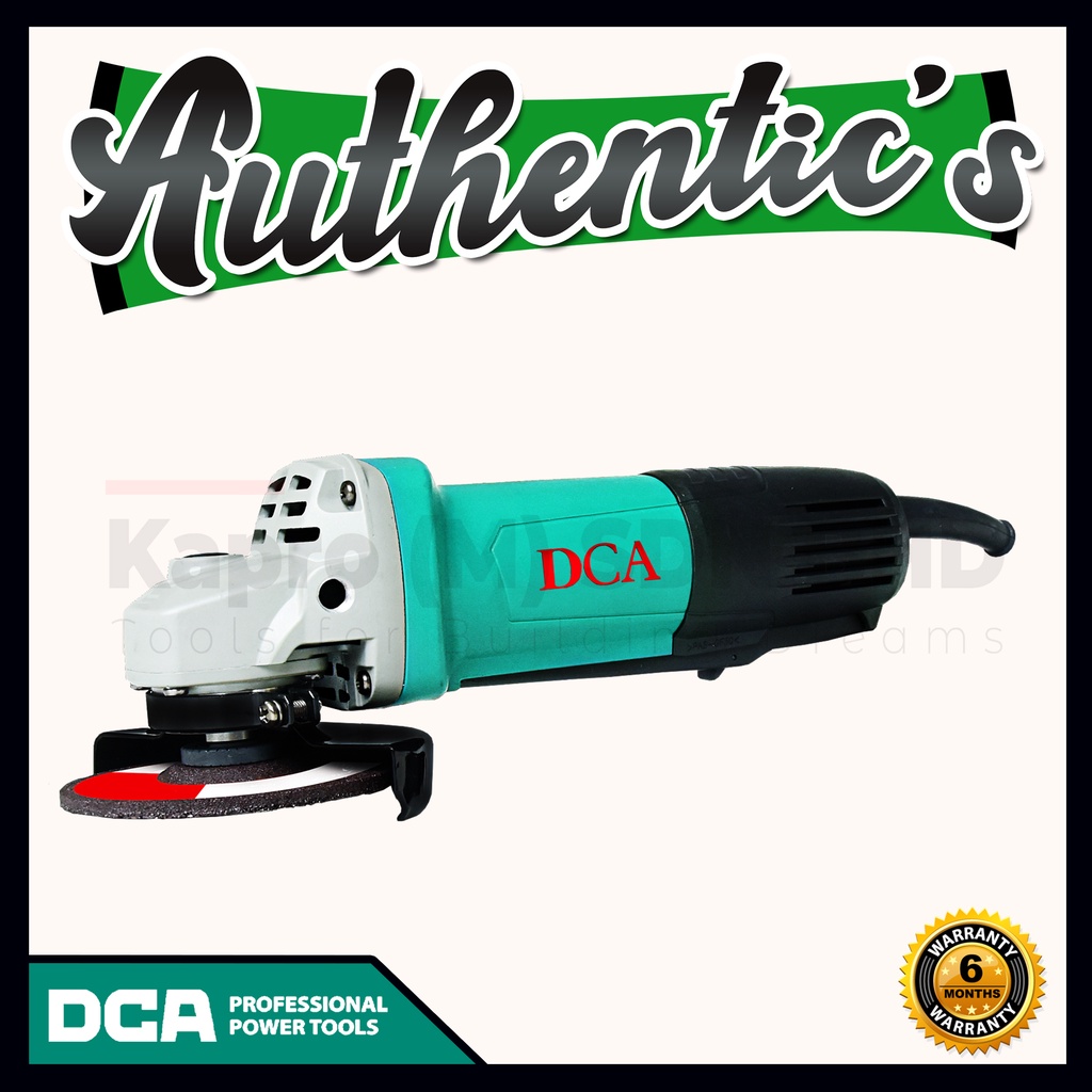 ASM14100 DCA 4" Angle Grinder Paddle Switch Safety Shopee Malaysia