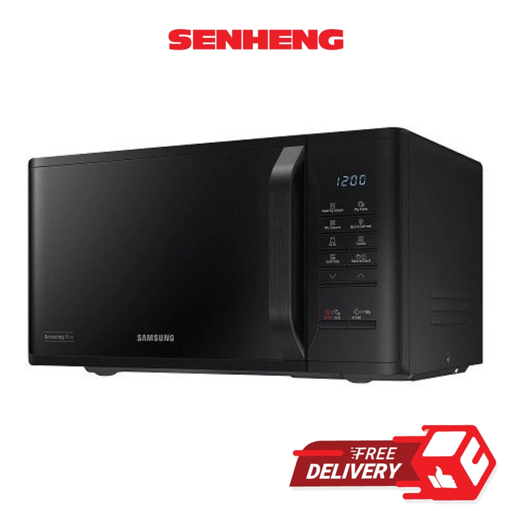 Samsung 23L Grill Microwave Oven SAMMG23K3513GK Shopee Malaysia