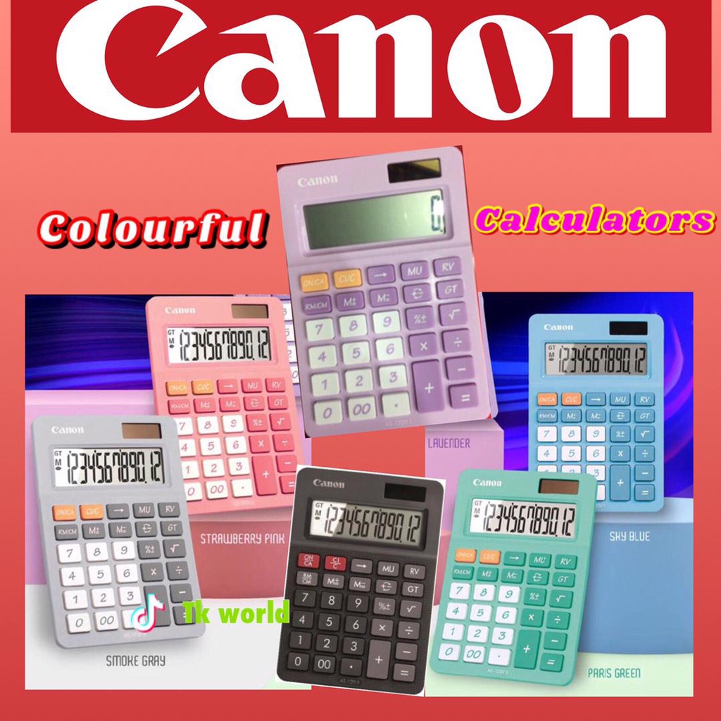 Canon AS-120V II Desktop 12 Digit Calculator | Shopee Malaysia