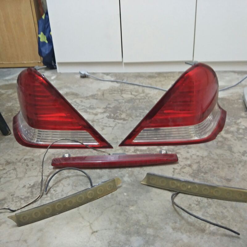 Honda Odyssey rb1 rear back lamp cover and led brake lamp Shopee Malaysia