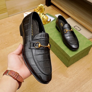 Kasut lelaki GUCCIS black stripe metal casual sneakers kasut lelaki shoes  men