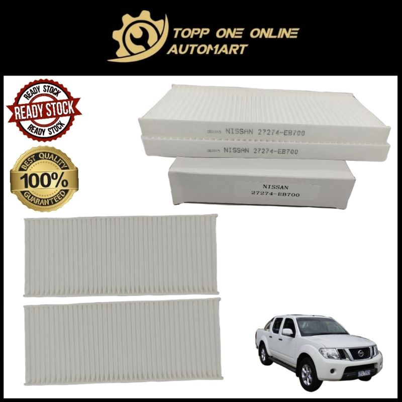 NISSAN NAVARA D40 20082013 CABIN FILTER (ONE SET TWO PCS) Shopee Malaysia