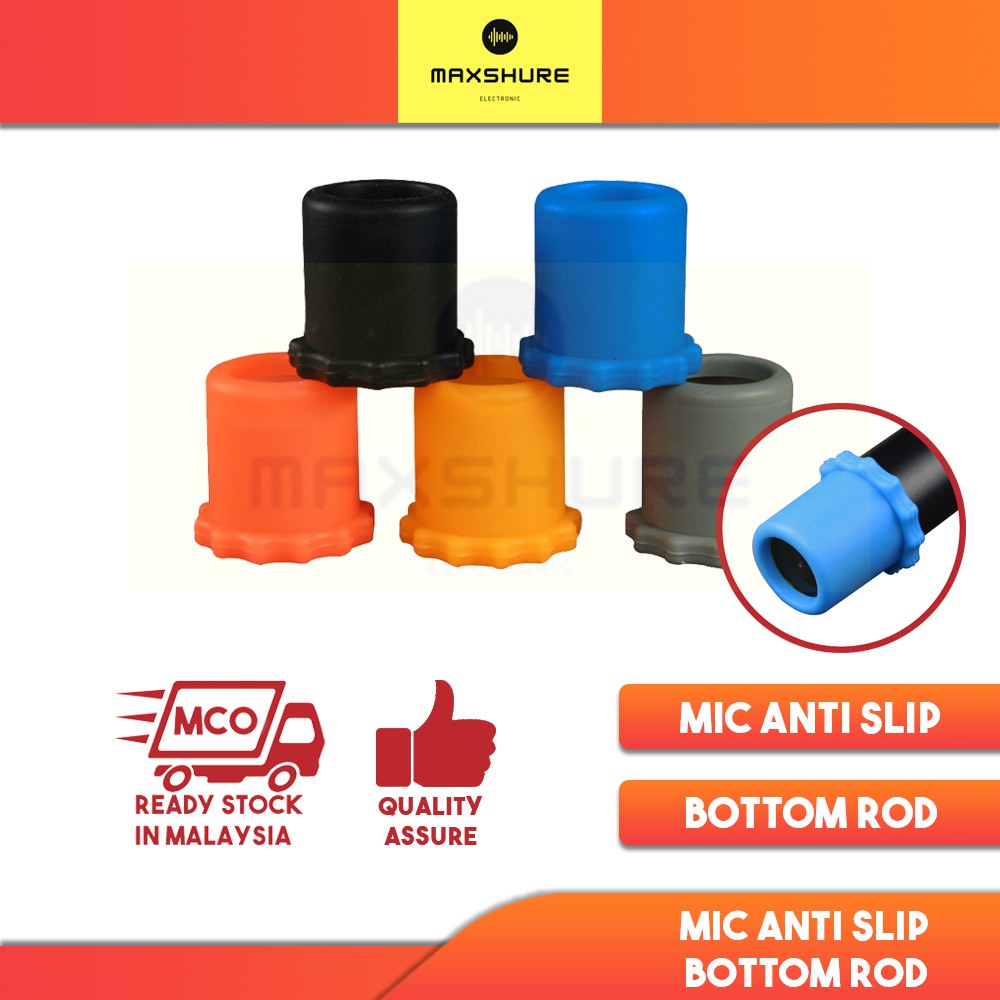 [MaxShure] 5 PCS Premium Microphone Anti-Slip Bottom Rod for Wireless ...