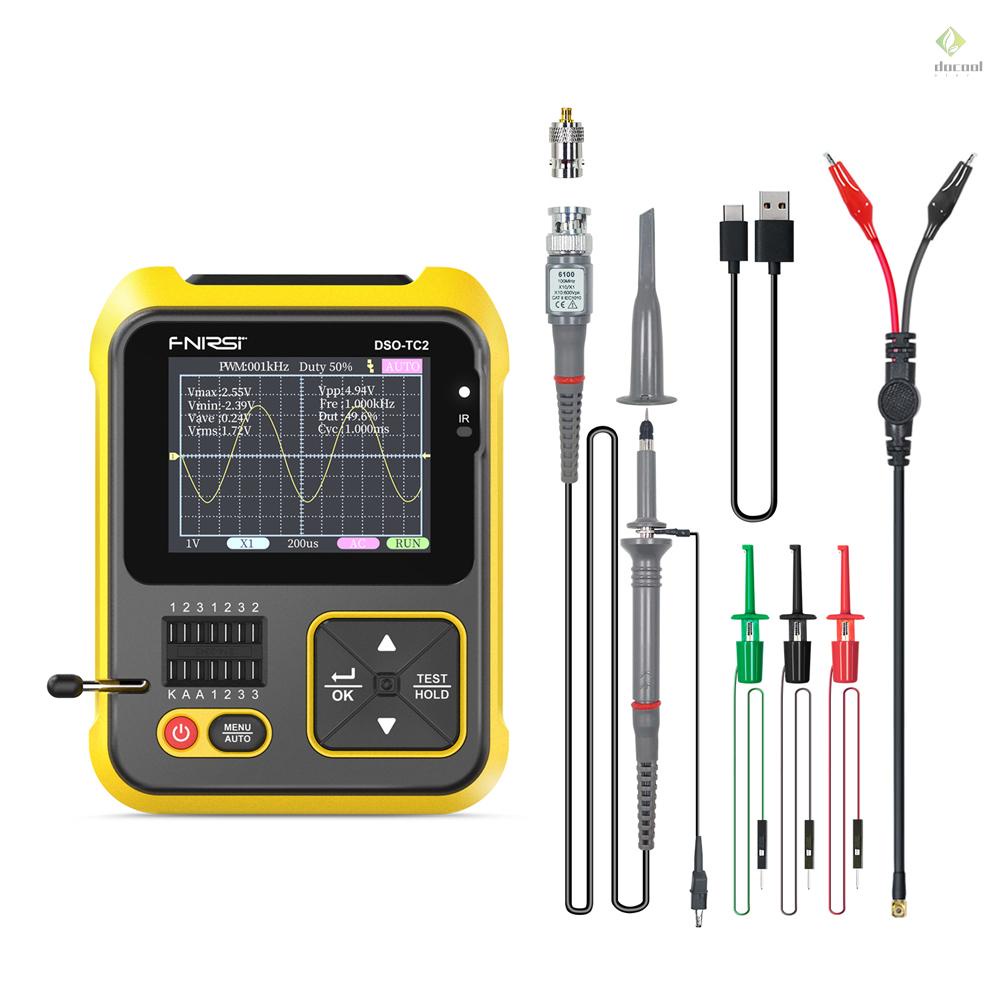 Docooler 200kHz Bandwidth Portable Handheld Oscilloscope Transistor ...