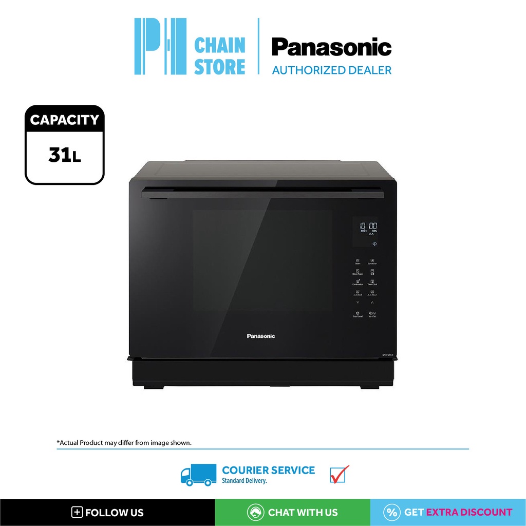 PANASONIC NN-CS89LBMPQ 31L 4-IN-1 COMBINATION STEAM OVEN WITH MICROWAVE ...