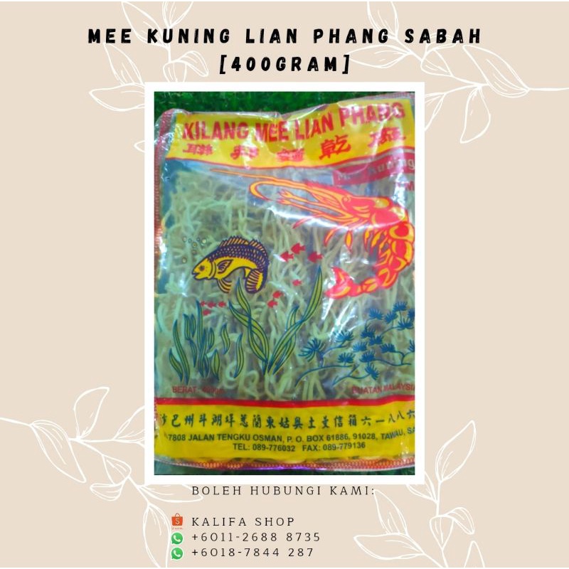 MEE KUNING LIAN PHANG TAWAU | Shopee Malaysia