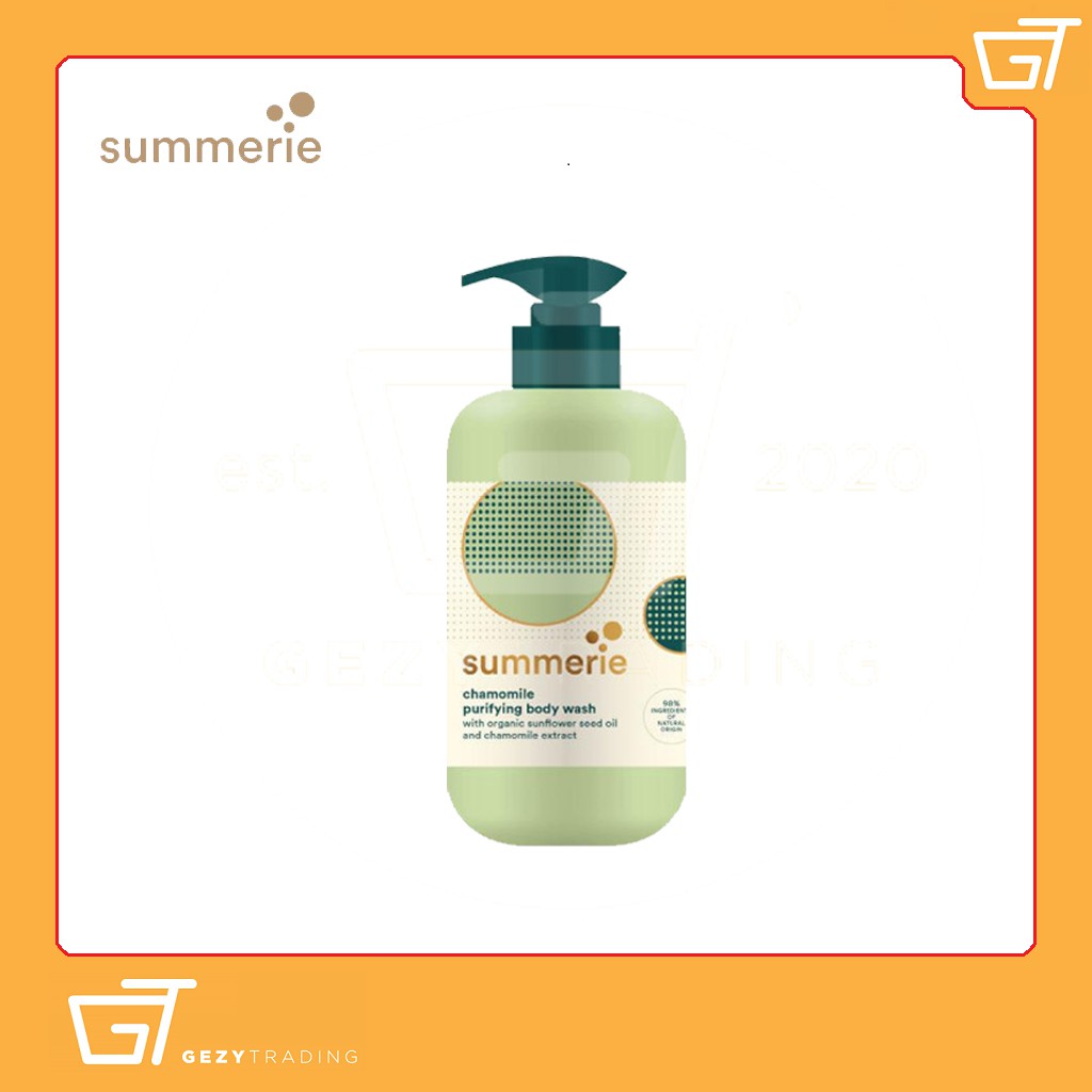Summerie Purify Body Wash Grapefruit Passion fruit Ginger Chamomile