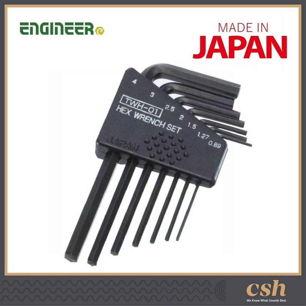 ENGINEER TWH01 / TWH02 Hex Key Wrench Set (Made In Japan) | Shopee Malaysia