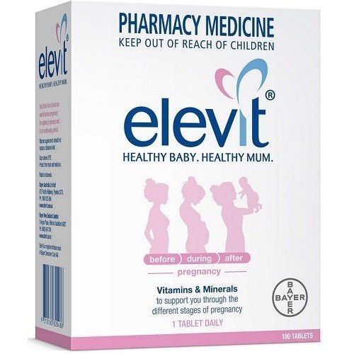 Elevit Pregnancy Multivitamin (100 Tablets) Shopee Malaysia