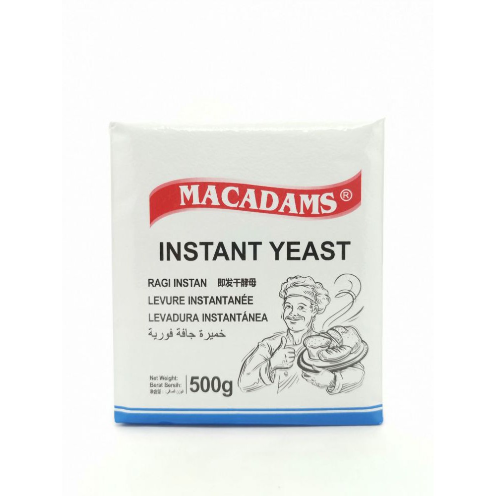 MACADAMS INSTANT YEAST 500G | Shopee Malaysia