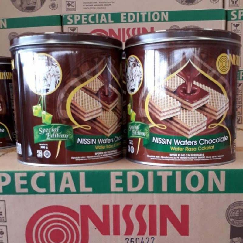 Nissin Wafer Kaleng 300gr Shopee Malaysia