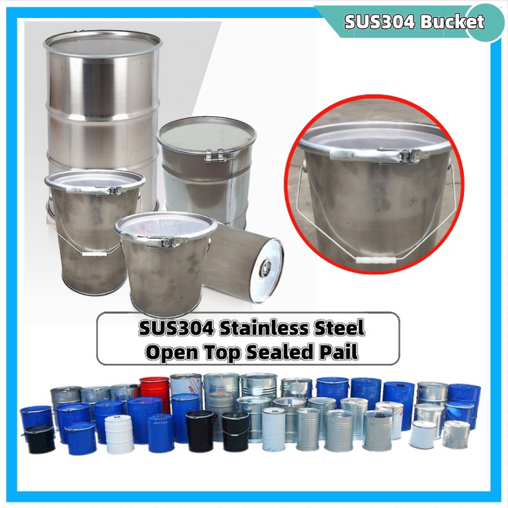 CSSP20L (Direct Factory) 20L Food Grade 304 Stainless Steel Pail with