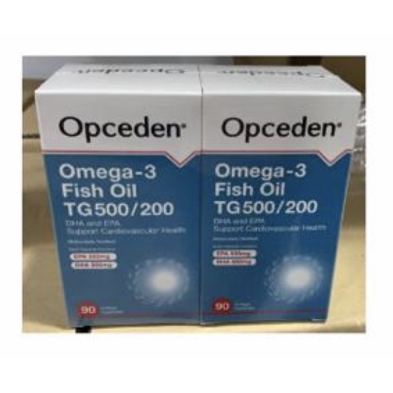 OpcedenOmega 3 FISH OIL TG500/200 1000MG 90’s +90’s( TWIN) Shopee