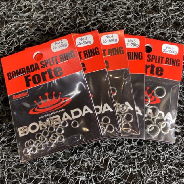 Bombada Split Rings Forte Economy Pack Heavy Duty Size 4 (1089