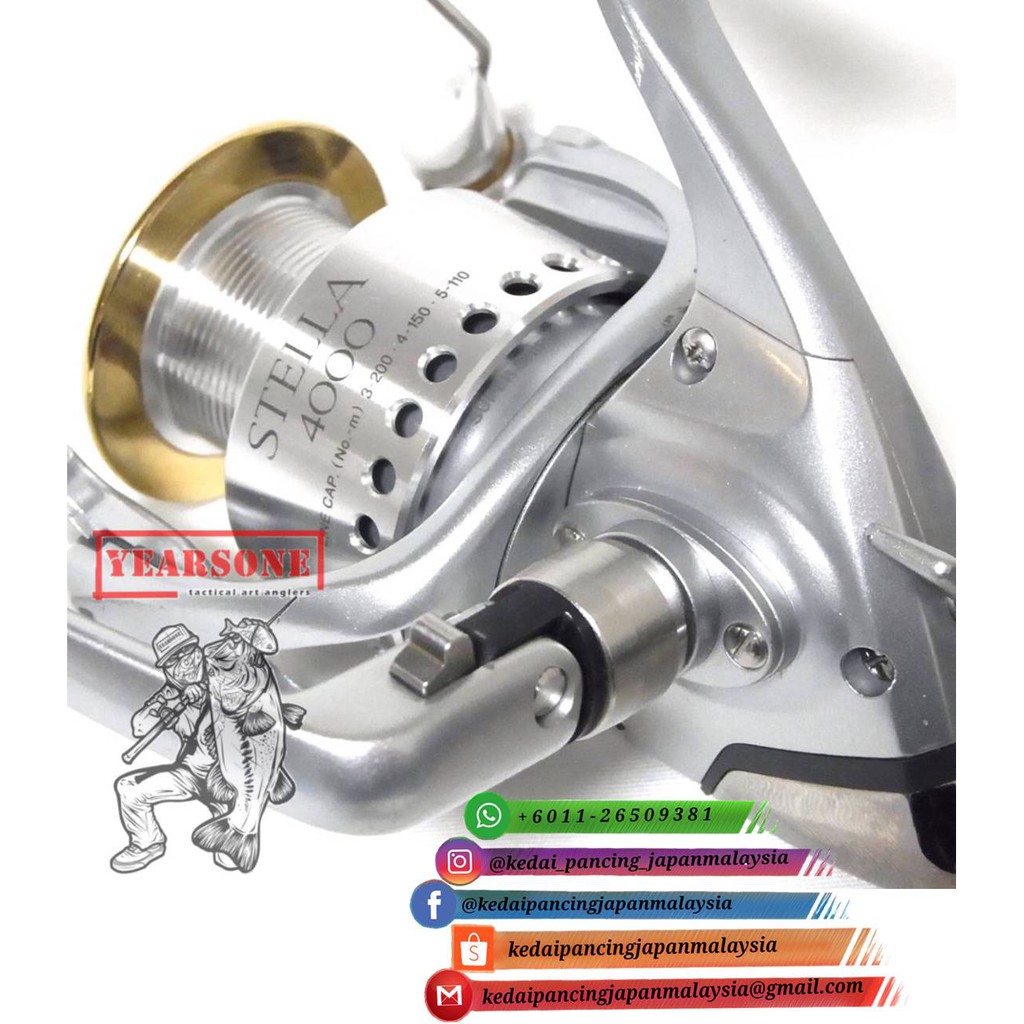 USED] SHIMANO STELLA 4000H SUPER SHIP S-ARB | Shopee Malaysia