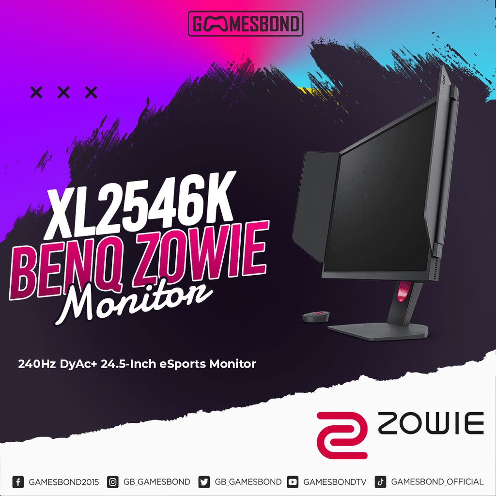 Ecran Gamer - BenQ Zowie XL2546K 24.5 240 Hz 0.5ms