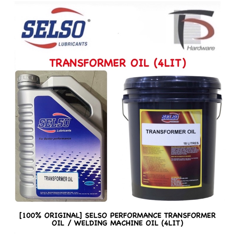 [100 ORIGINAL] SELSO PERFORMANCE TRANSFORMER OIL / WELDING MACHINE OIL