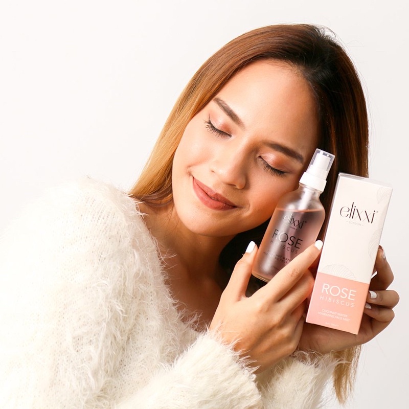 Elixxi Rose Hibiscus Coconut Water Hydrating Face Mist 💯 ORIGINAL by