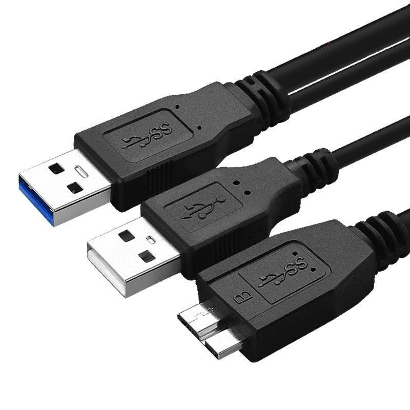 USB 3.0 A Y USB 2.0 Male To Micro B Power Data Cable For Mobile Hard ...