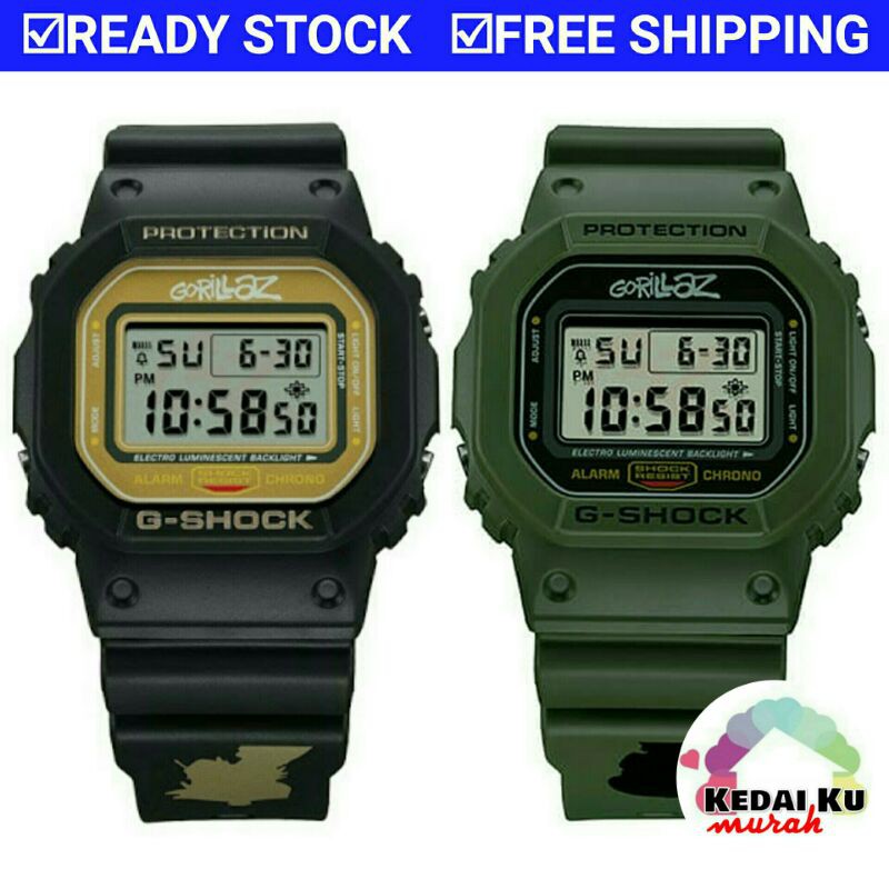 Harga g shock gorillaz online