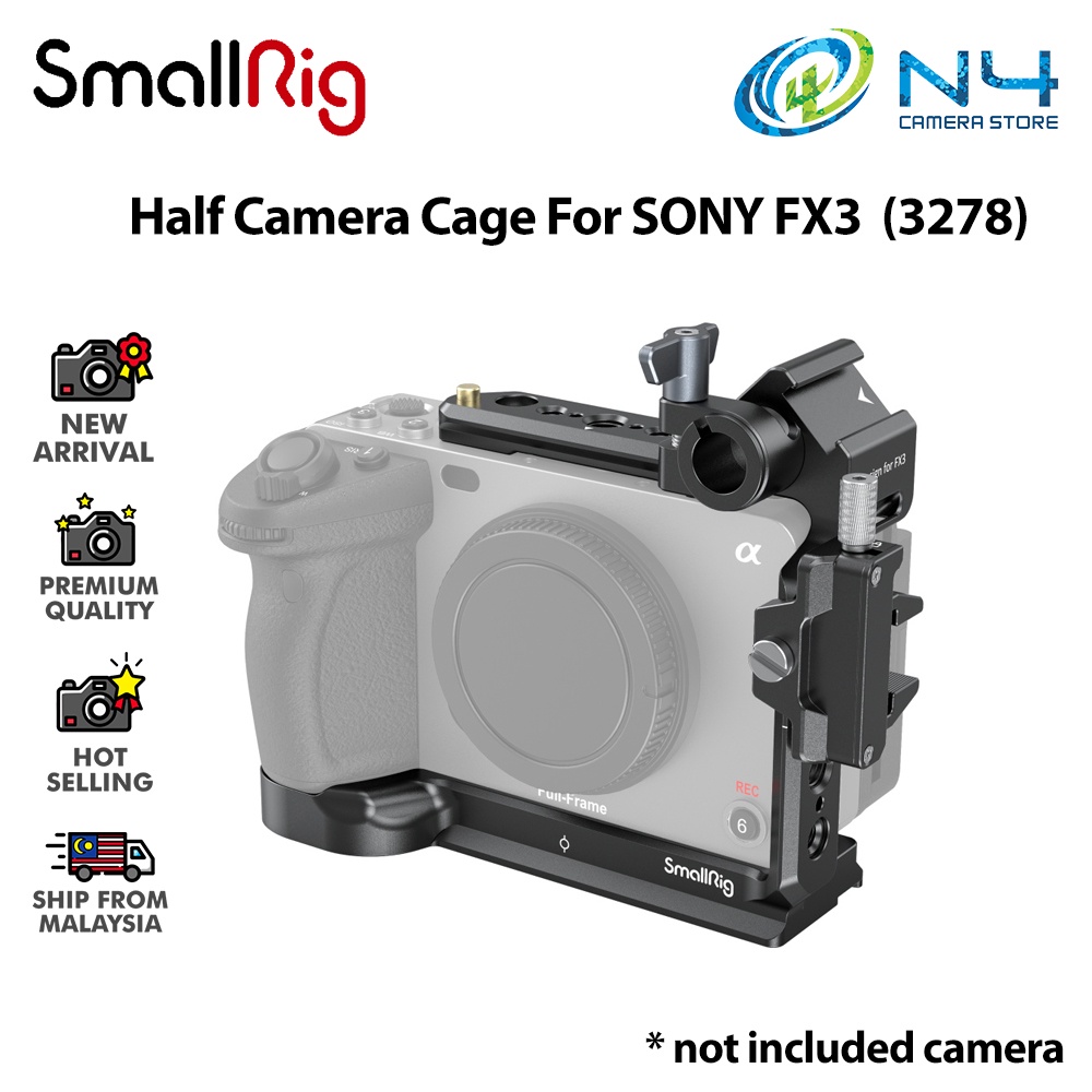 SmallRig 3278 Half Camera Cage for SONY FX3 | Shopee Malaysia