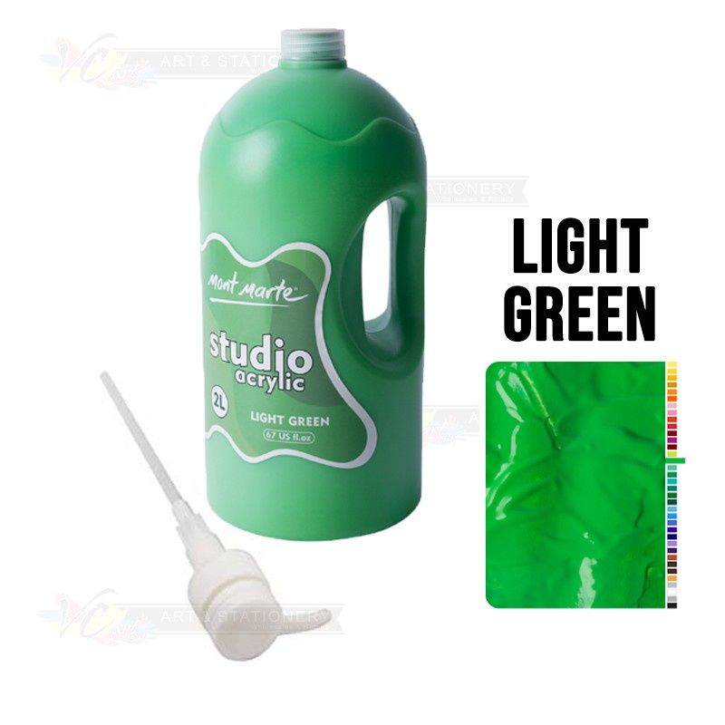 Mont Marte / Art Rangers Studio Acrylic Paint 2 Litre Waterproof Colors