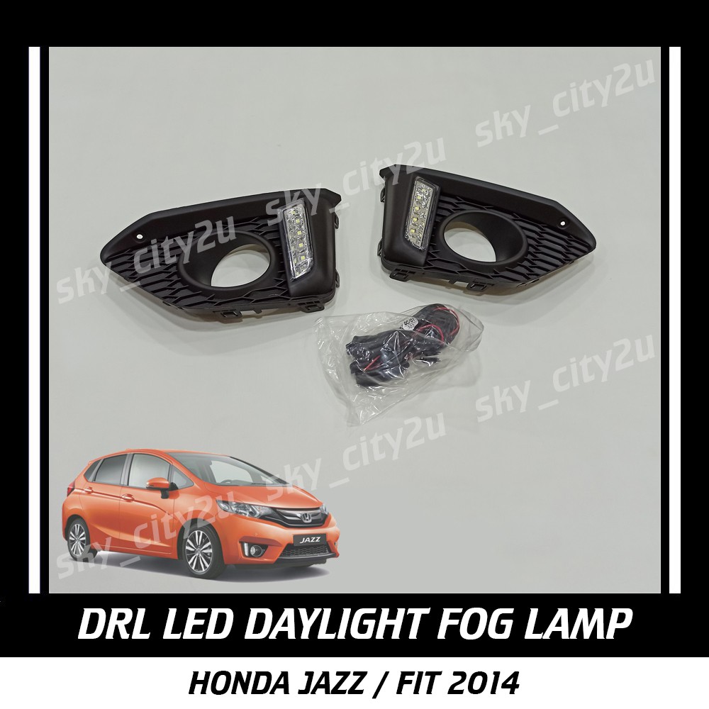 Honda Jazz GK 2014 2015 2016 Honda Fit 2014 DRL Led Daylight Fog Lamp