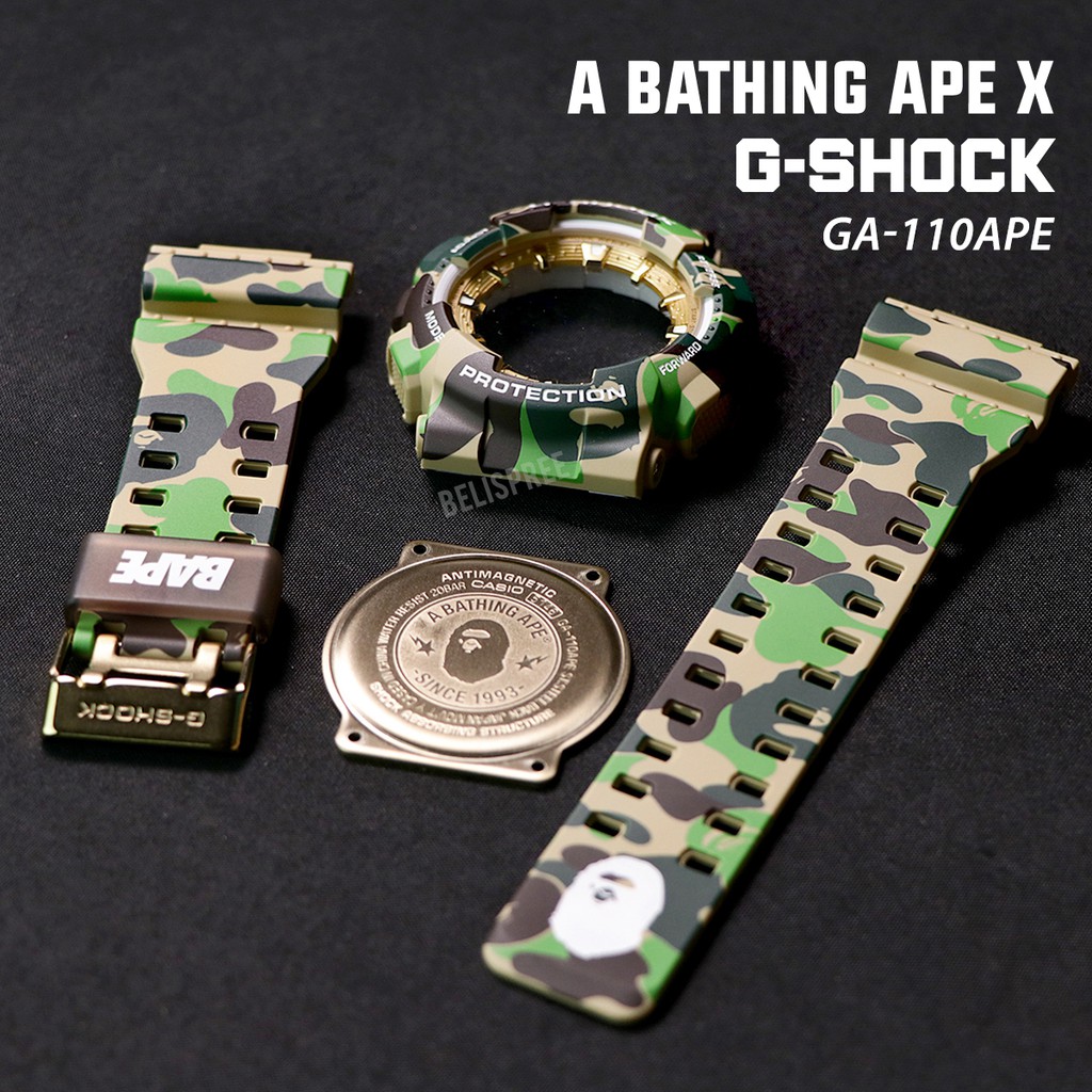 A BATHING APE x G-SHOCK GA-110-