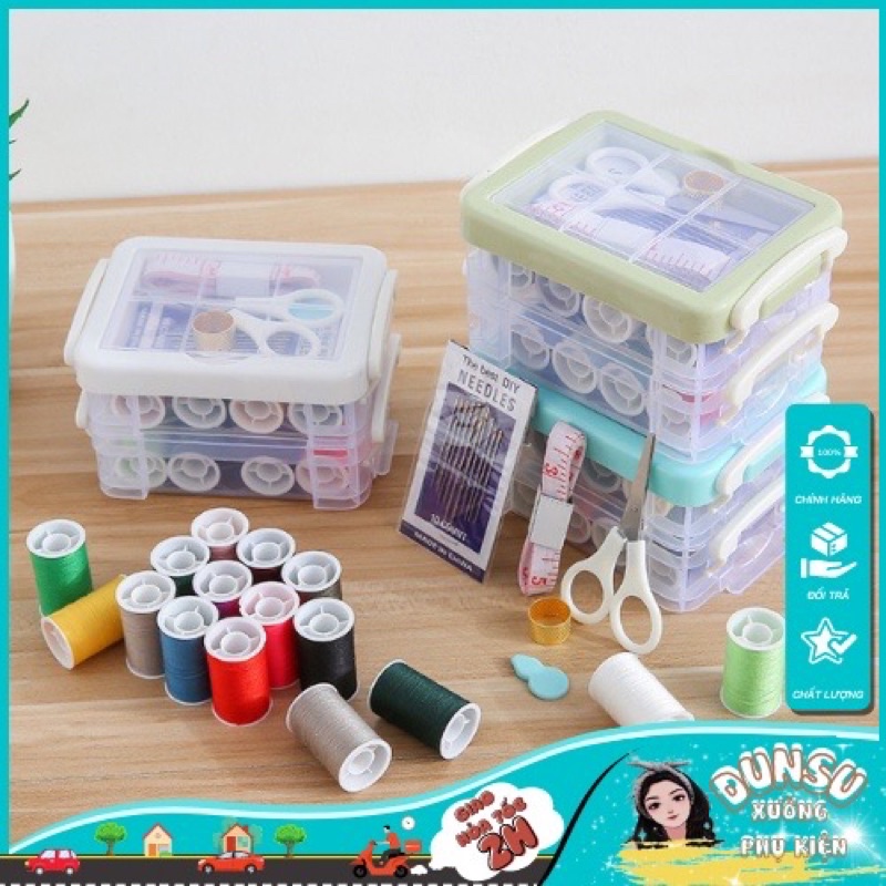 (High-Quality Product) Multi-Function Sewing Thread Box Set T3 Multi ...