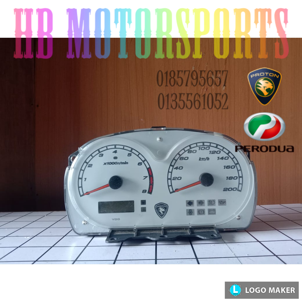 Meter Saga/Iswara LMST kereta kebal proton original | Shopee Malaysia