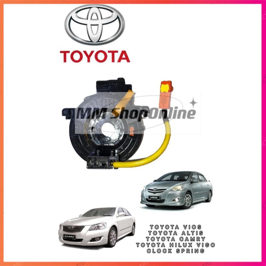 TOYOTA HILUX KUN25 INNOVA FOTUNER CAMRY VIOS YARIS SPIRAL CABLE AIRBAG ...