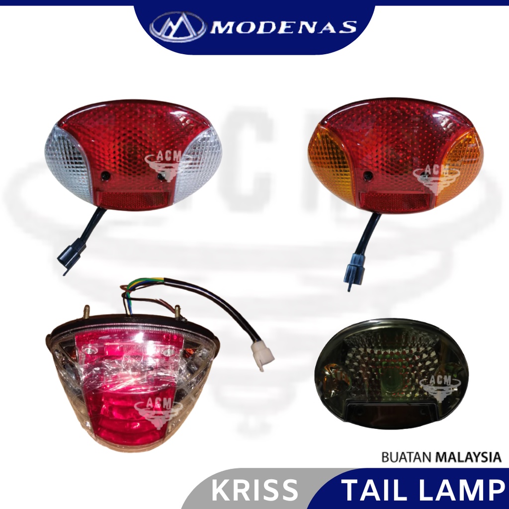 MODENAS Kriss110 Kriss100 Tail Lamp Assy Back Light Kriss 1 2 FL Kriss1 ...