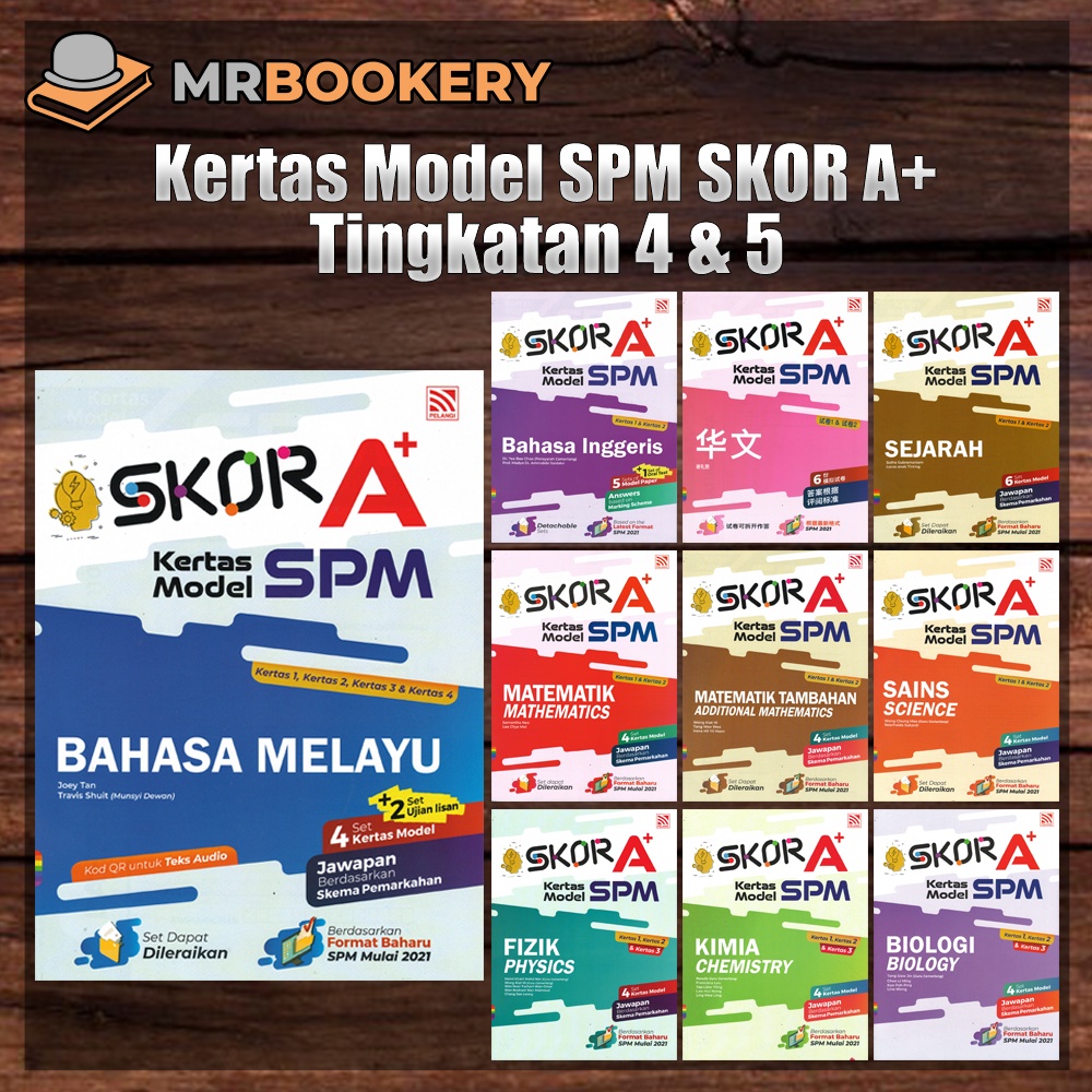 [MrBookery] Buku Latihan SPM : Skor A+ Kertas Model SPM (2022) | Shopee ...