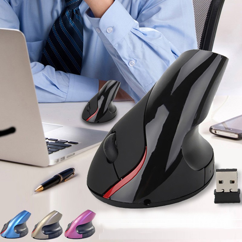 Rechargeable Wireless Mouse Ergonomic Vertical Optical 5D Mouse Gamer ...