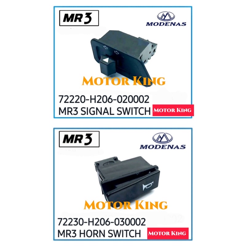 SIGNAL SWITCH / HORN SWITCH MODENAS MR3 ORIGINAL MODENAS SIGNAL SUIS ...
