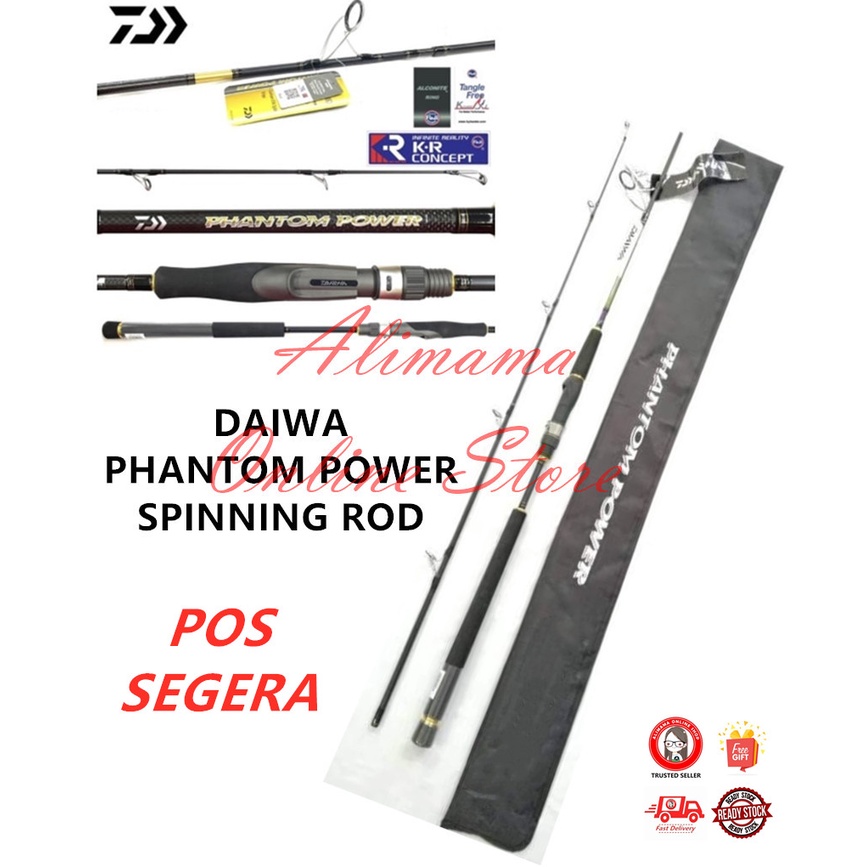 DAIWA PHANTOM POWER ROD SPINNING ROD | Shopee Malaysia