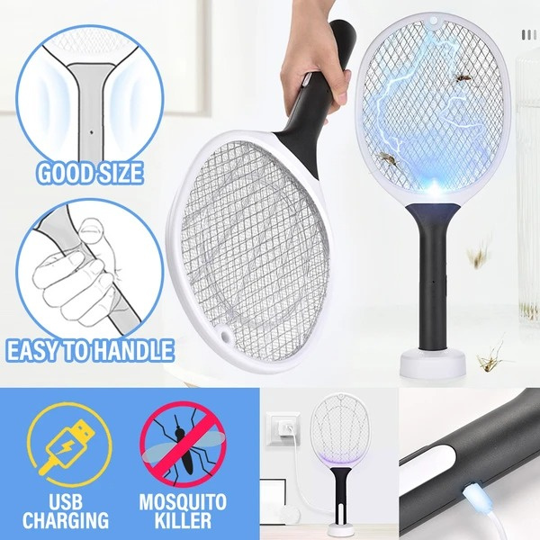 Mango_leong0123 WP08 Electric Shock Mosquito Killer Swatter / Raket ...