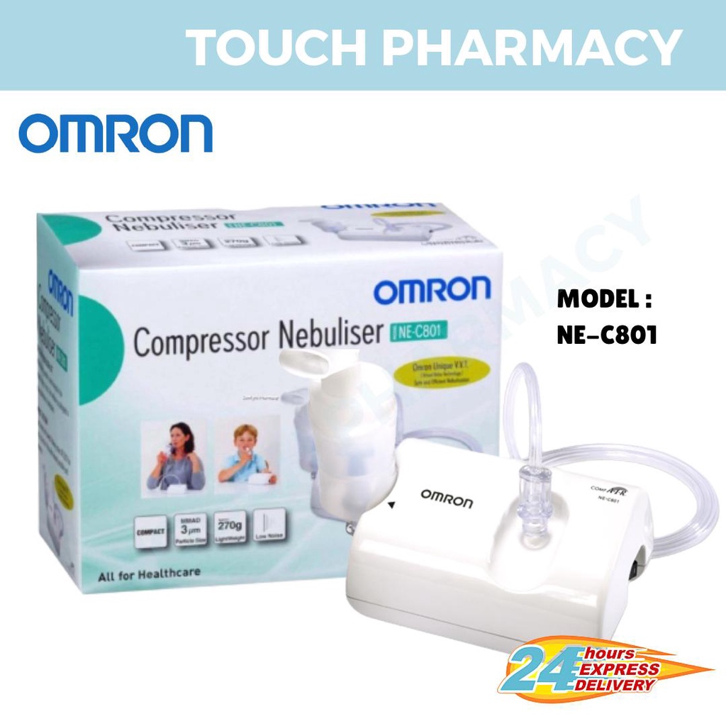 OMRON Compressor Nebulizer NEC801 Shopee Malaysia