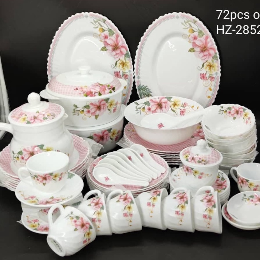 72PCS OPAL DINNER SET / 72PCS SET PINGGAN MANGKUK OPAL | Shopee Malaysia