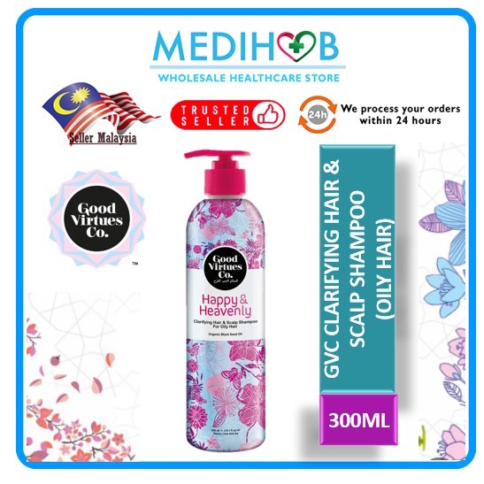 GVC Good Virtues Co. Clarifying Hair & Scalp Shampoo 300ML For Oily
