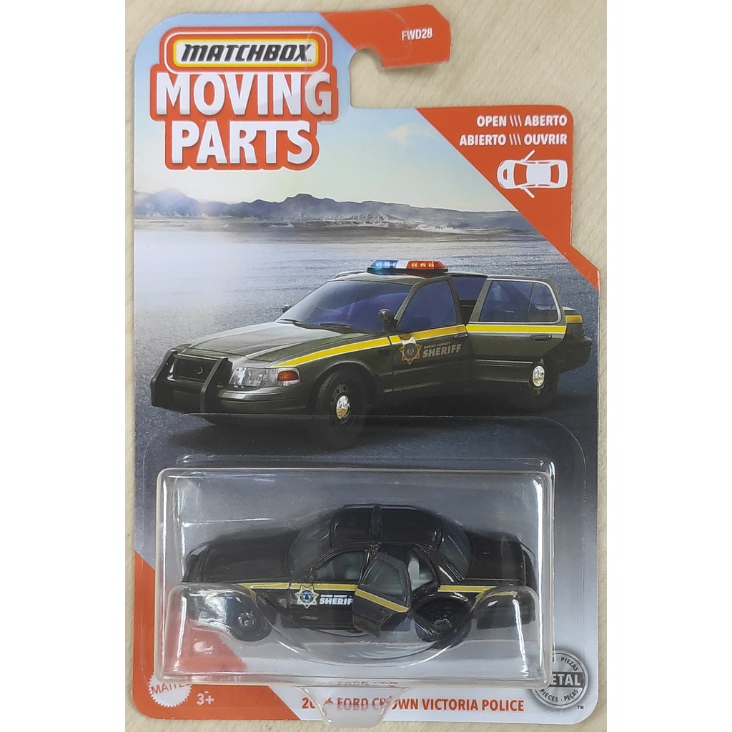 Matchbox 2006 Ford Crown Victoria 06 Moving Parts Police Car Shopee Malaysia