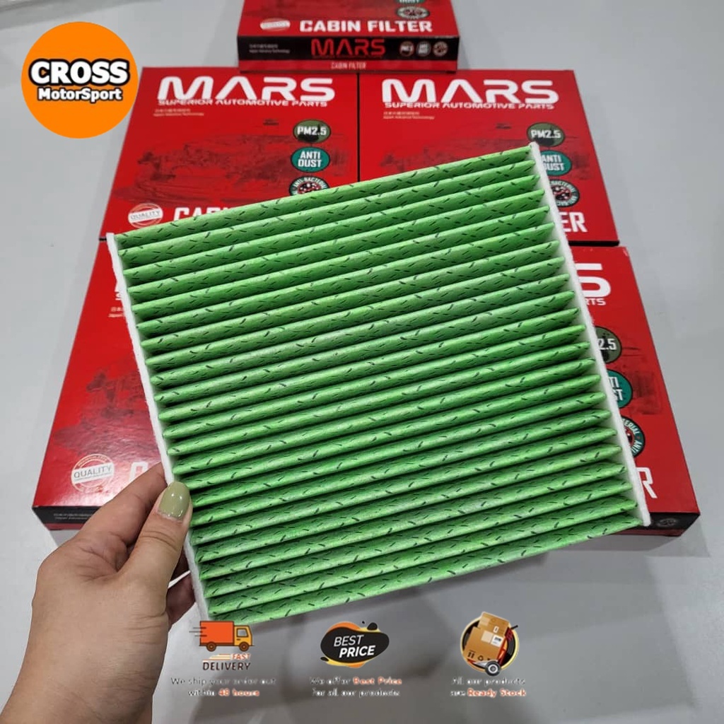 MARS PM2.5 ANTI BACTERIAL CABIN FILTER TOYOTA VIOS / WISH / CAMRY ...