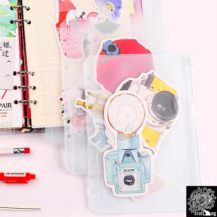2026 Cash Envelope Cash Pocket for Cash Planner Ziplock A5 A6 PVC Pouch ...