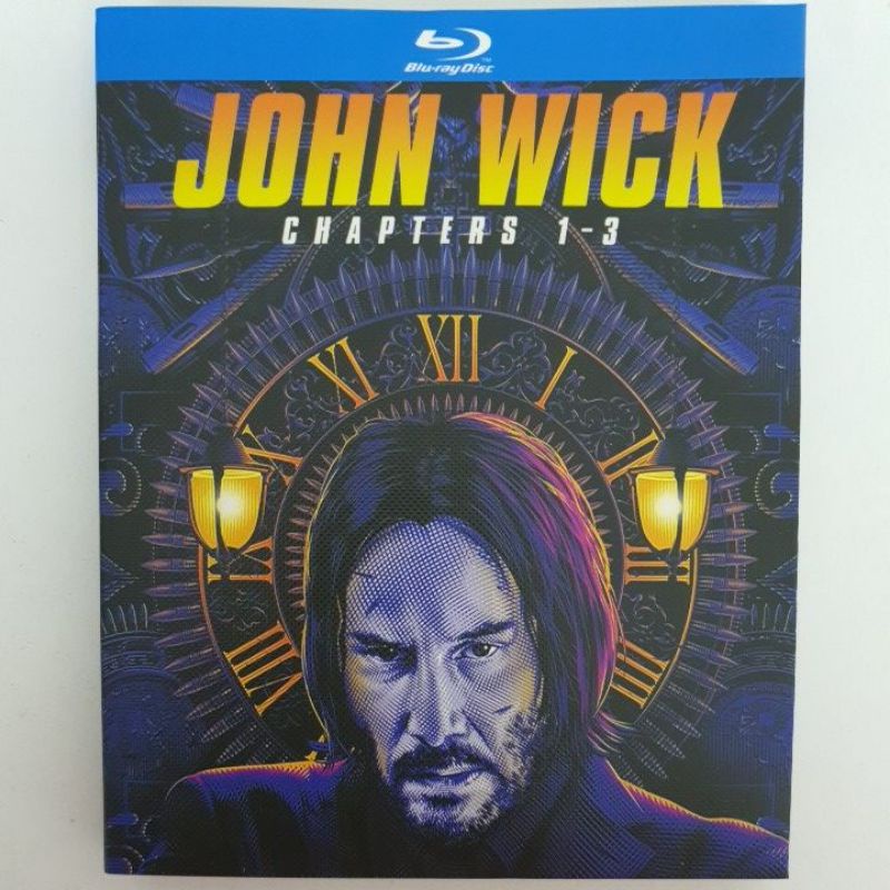 Bluray Movie ~ John Wick Chapters 1 3 3 Disc Shopee Malaysia 4155