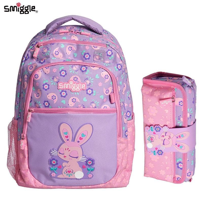 Smiggle School Bag Combo Set backpack student supplies cute bag