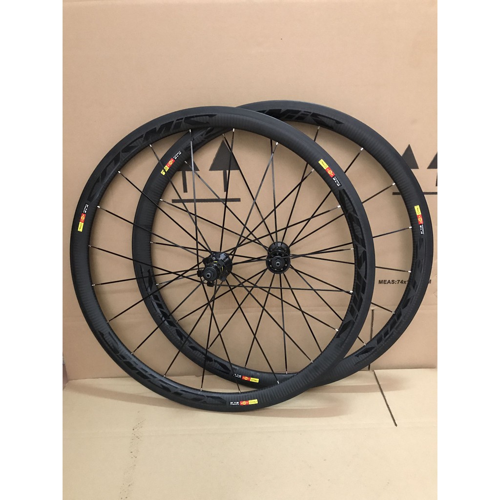 Custom build full carbon 38mm wheel set (MAVIC cosmic) | Shopee Malaysia