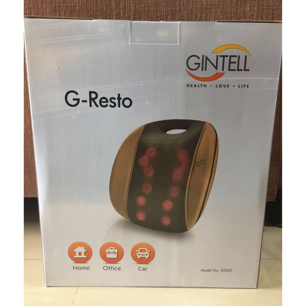 Gintell G Resto Portable Massage Cushion Shopee Malaysia